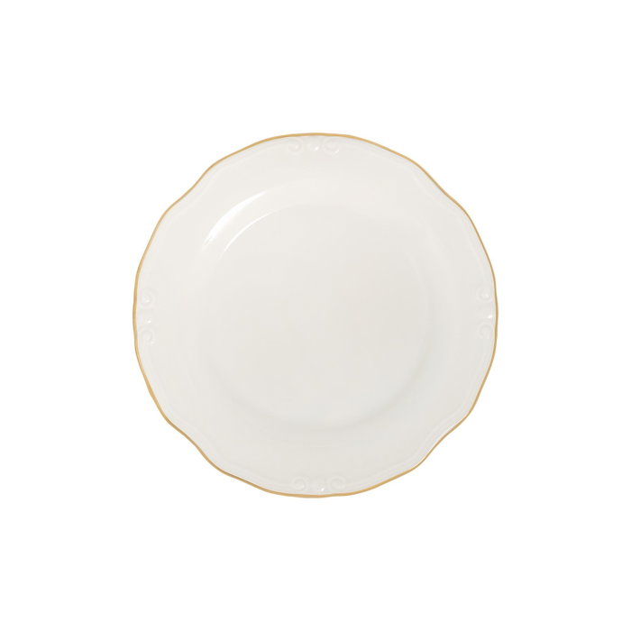Hermia Juego de Cena Altın Yaldız Tiffany 53 YTKM Blanco y Dorado Hermia Juego de Cena Altın Yaldız Tiffany 53 YTKM Blanco y Dorado